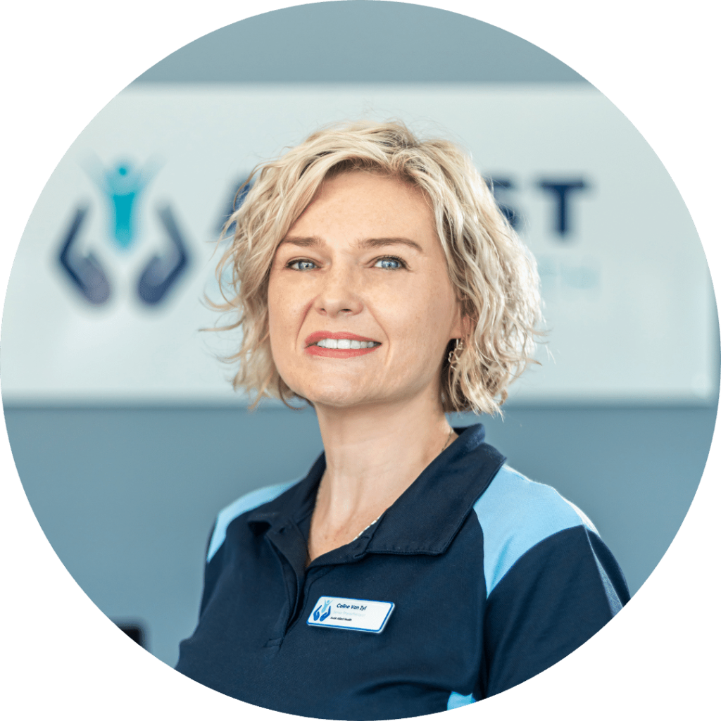 Headshot of Celine, an experienced physiotherapist at Assist Allied Health